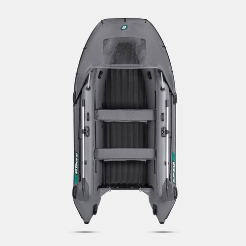 Надувная лодка GLADIATOR E380X PRO темносерый