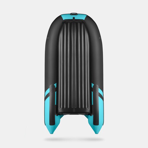 Надувная лодка GLADIATOR E380S черно-бирюзовый