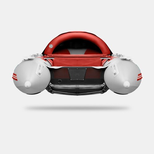 Надувная лодка GLADIATOR E330PRO красно-белый