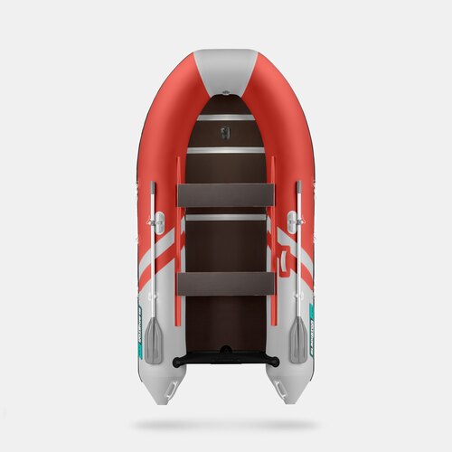 Надувная лодка GLADIATOR B330 красно-белый