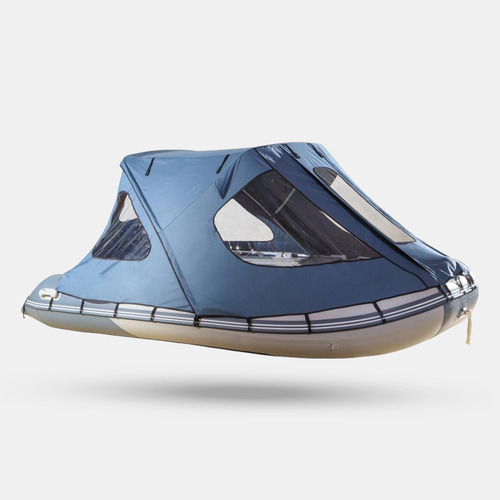Тент ходовой с каркасом для лодок Gladiator E330PRO синий серии AIR PRO (E)