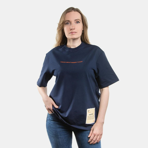 Футболка синяя Gladiator “Unroll the adventure” (L-XL)