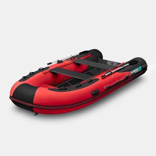 Надувная лодка RIB GLADIATOR AL 420 красно-черный (СПб)