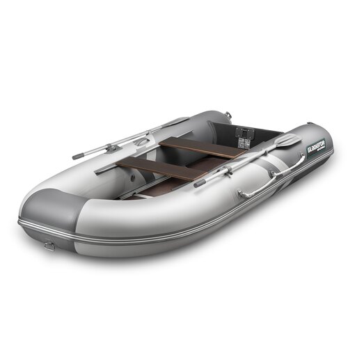 Надувная лодка GLADIATOR B330 светло-темносерый