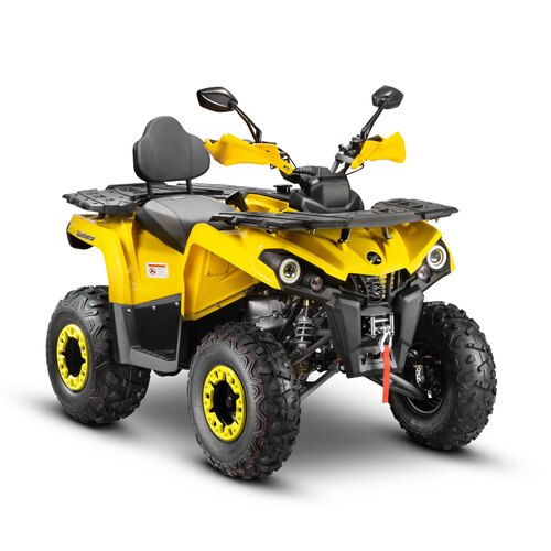 Квадроцикл GLADIATOR F200lux желтый