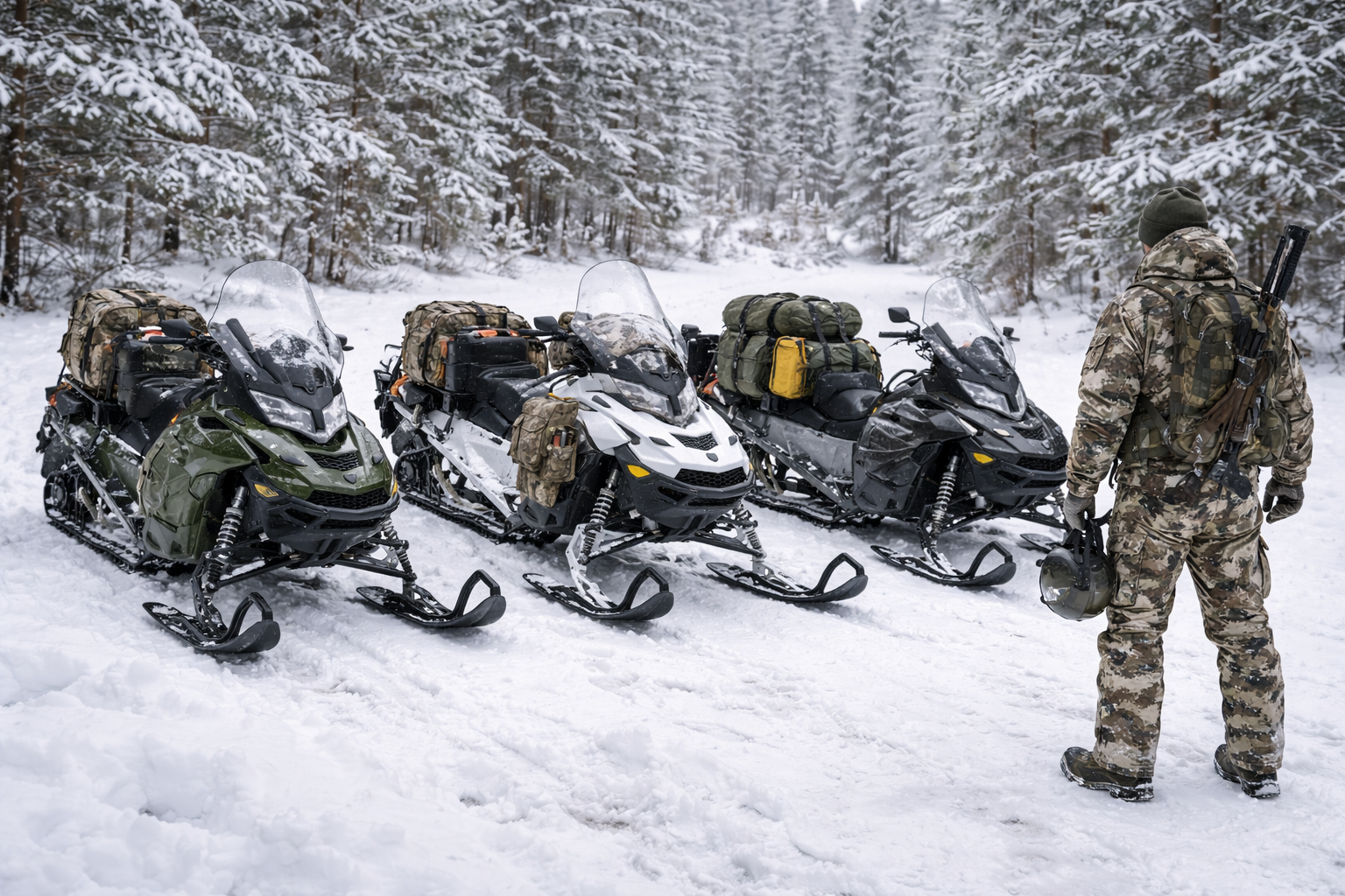 Как выбрать снегоход для охоты